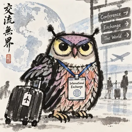 国际交流猫头鹰