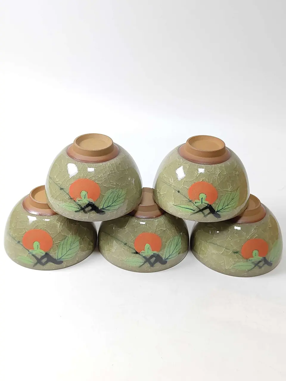 茶类：五客彩绘茶杯